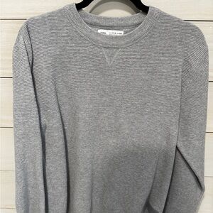 Zara boys  Light Gray Crewneck Sweater